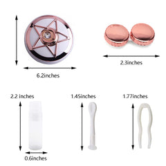 Remover tool, tweezers and lens holder components