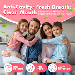 Flavor illustration showing grape and strawberry for oh care Mouth Spray