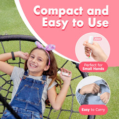 Child and parent using oh care Mouth Spray