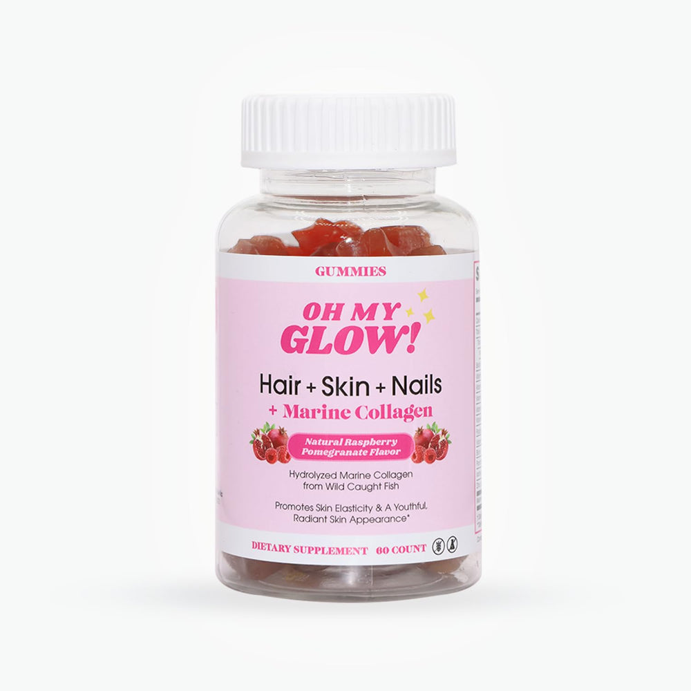 Oh My Glow! Gummies bottle front view