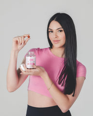 Close-up of Raspberry Pomegranate gummies