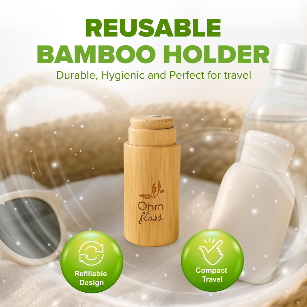 Eco-Earth Oral Care branding featuring Ohm Floss