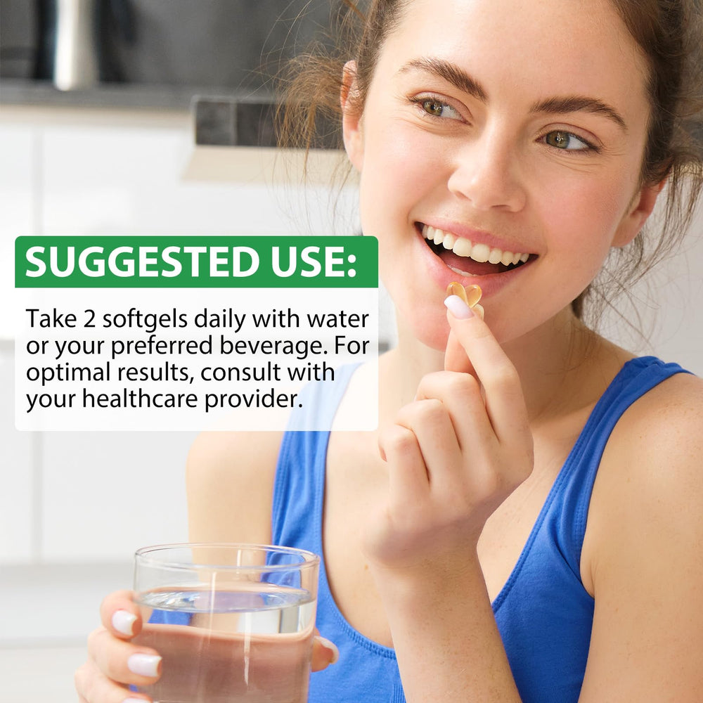 Lifestyle shot displaying healthy living with oregano oil capsules