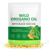 Bottle of Oil of Oregano Organic 6000mg with Black Seed Oil softgels
