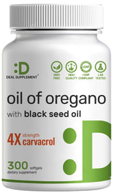 Oil of oregano softgels bottle with 300-count package