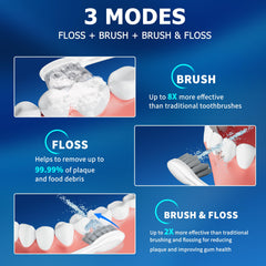 OILSAO advanced 2.0 flossing toothbrush combo