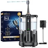 OILSAO electric toothbrush with water flosser front view