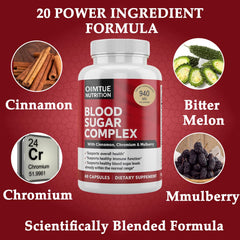 Close-up of Cinnamon, Chromium and Bitter Melon ingredients