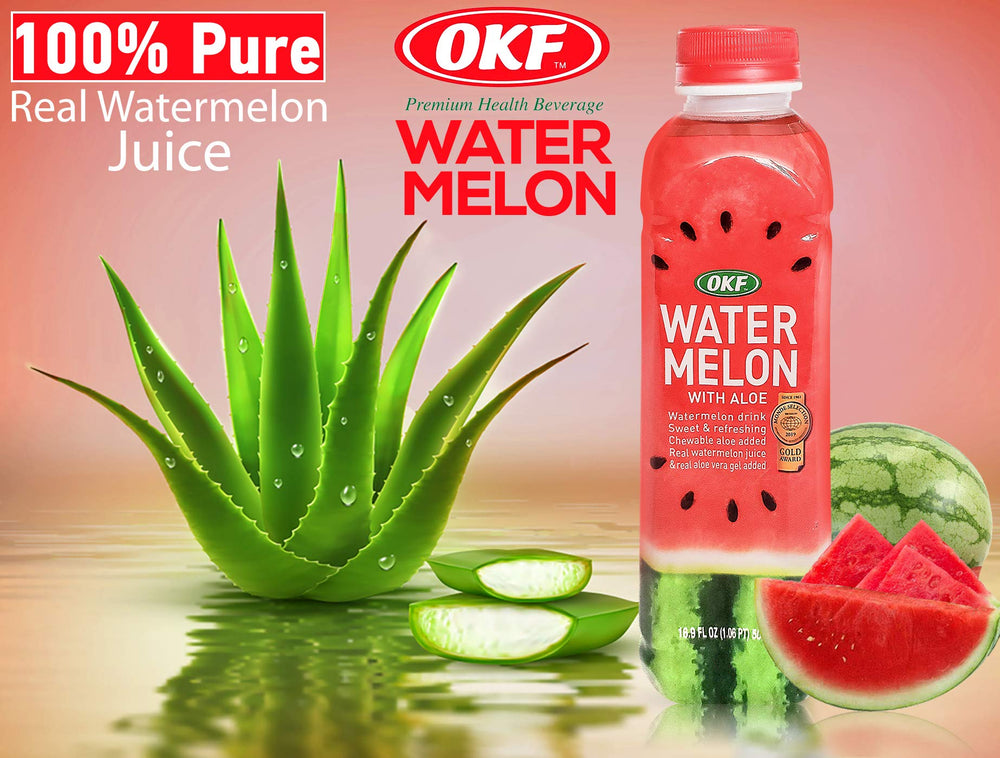 Serving ideas: smoothies and mixed drinks with Watermelon Aloe Vera