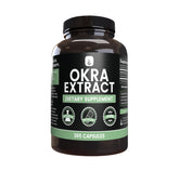 Okra Extract 365 Capsules bottle front view