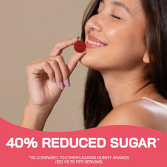 OKU Energy Chews nutrition facts panel emphasizing caffeine and fiber