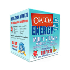 Ola Loa Energy Tropical packaging