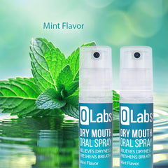 Close-up of Olabs Dry Mouth Spray nozzle