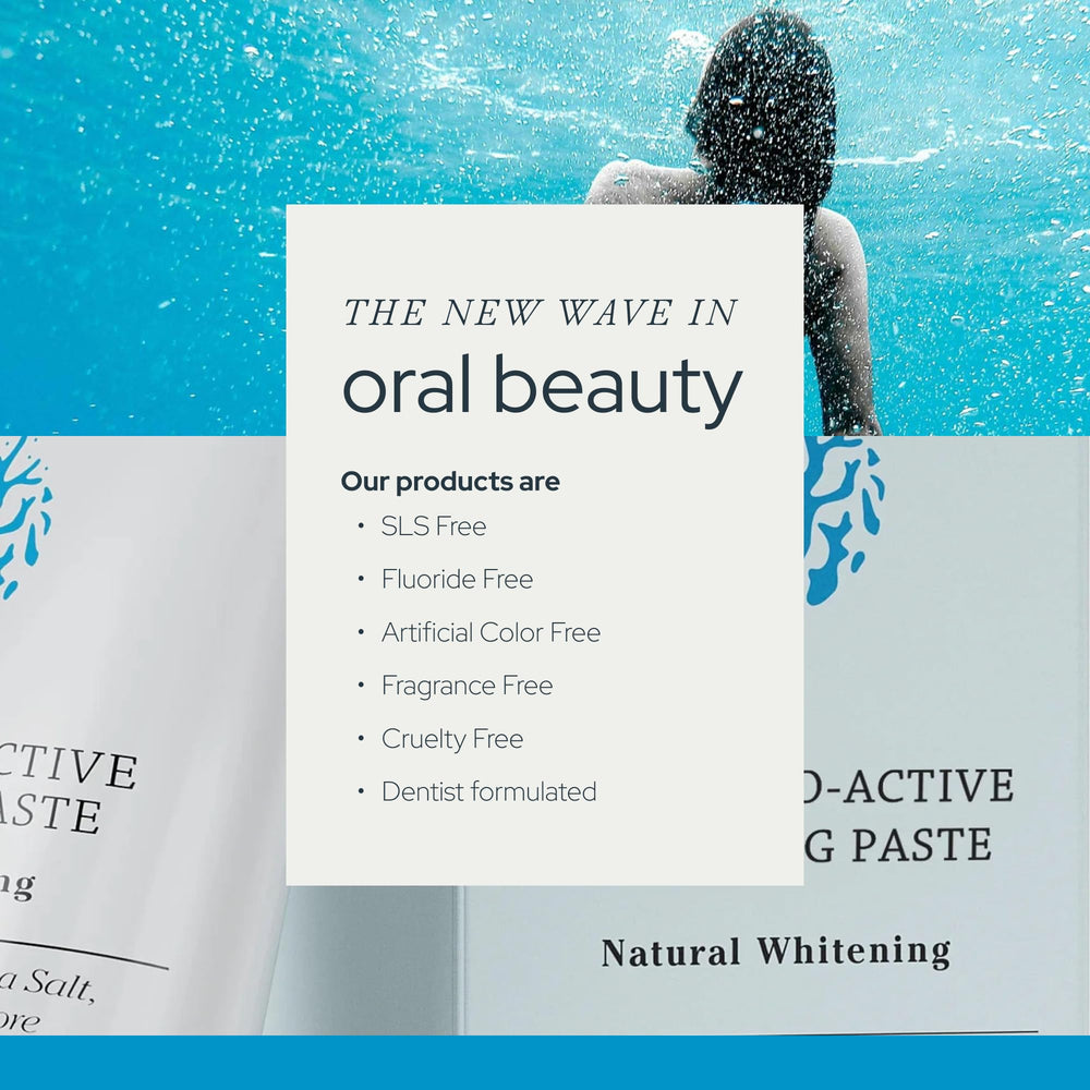 Brushing action with OLAS soft-bristle toothbrush for whitening