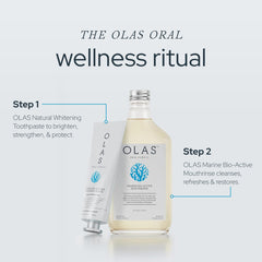 OLAS travel-sized 1 oz mouthwash bottle