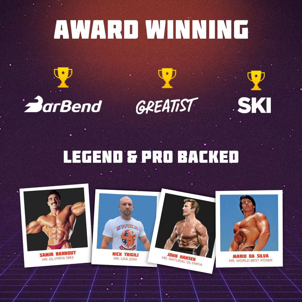 Vintage Brawn vanilla milkshake powder, ready for post-workout recovery.