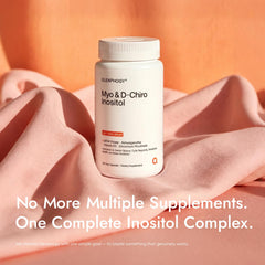 Olenphogy supplement stack with inositol and supporting nutrient visuals