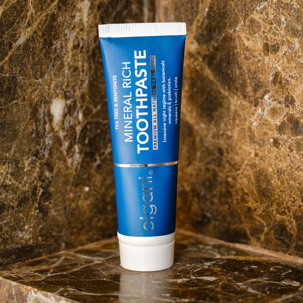 OLGANI 24-Hour Oral Care Set branding and packaging