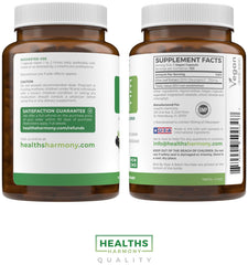 Vegetarian capsule design on bottle