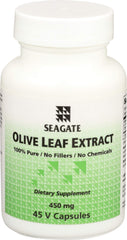 Seagate Olive Leaf Extract 450mg 45 capsules bottle