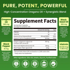 Olive oil buffer within oregano oil softgels