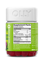 OLLY Daily Energy gummy cap open, ready for a daily dose.