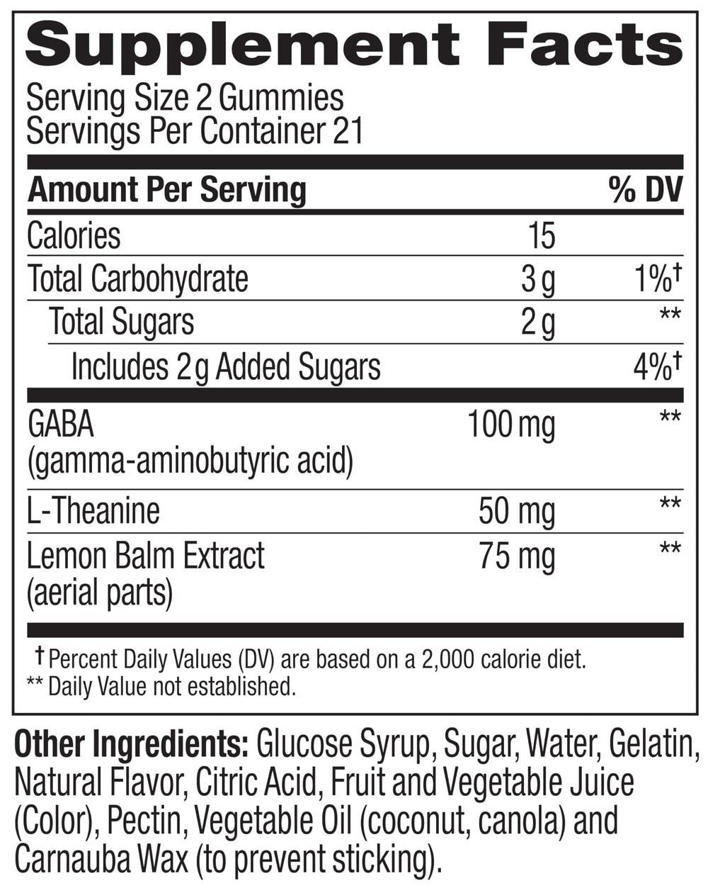 Eight pouches per box of OLLY Goodbye Stress Gummy
