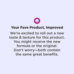 Back label with supplement facts on OLLY Immunity Sleep + Elderberry bottle