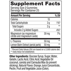 50 gummies per bottle with lid open