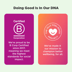 Gluten-free symbol and absence of artificial colors on packaging.