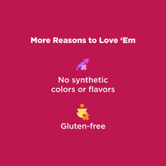 OLLY gluten-free symbol on packaging, satisfying dietary needs.