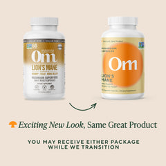 Om brand product lineup including gummies, capsules and powders