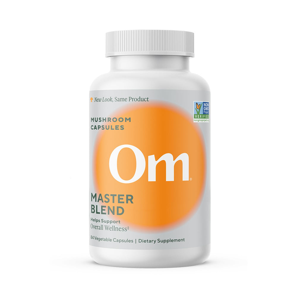 Om Master Blend Mushroom Capsules bottle
