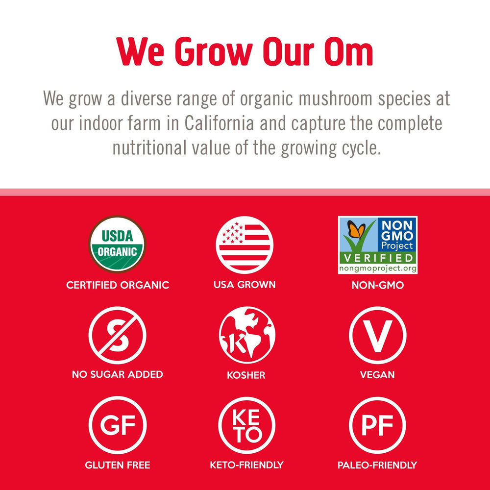 200g pouch of OM Mushroom Immune Superfood