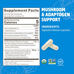GABA, L-Theanine, Magnesium and vitamins D3 & B6 in the formula