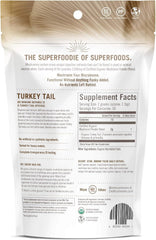 Om Mushrooms product lineup with various mushroom powders