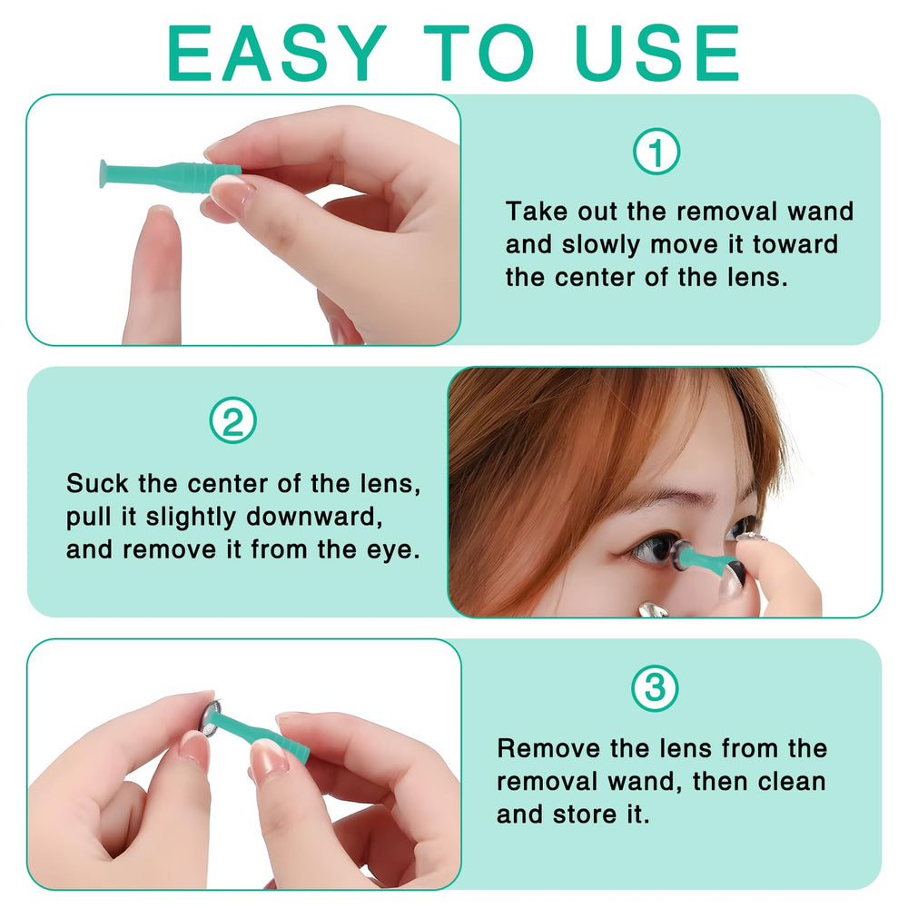 Compact travel-ready lens care kit in a purse or bag