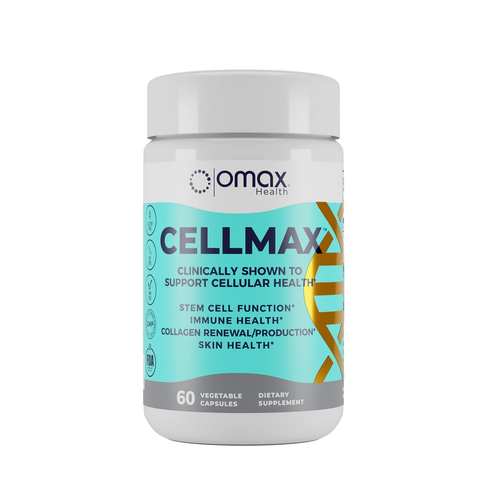 Omax3 Cellmax bottle and packaging