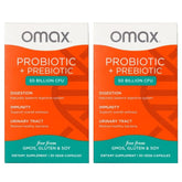 Omax3 Probiotic & Prebiotic 50B CFU with 10 strains in blister-pack packaging