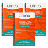 Omax3 Probiotic Prebiotic 50 Billion CFU packaging front view