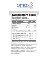 EPA and DHA ratio illustration for Omax3 Omega-3