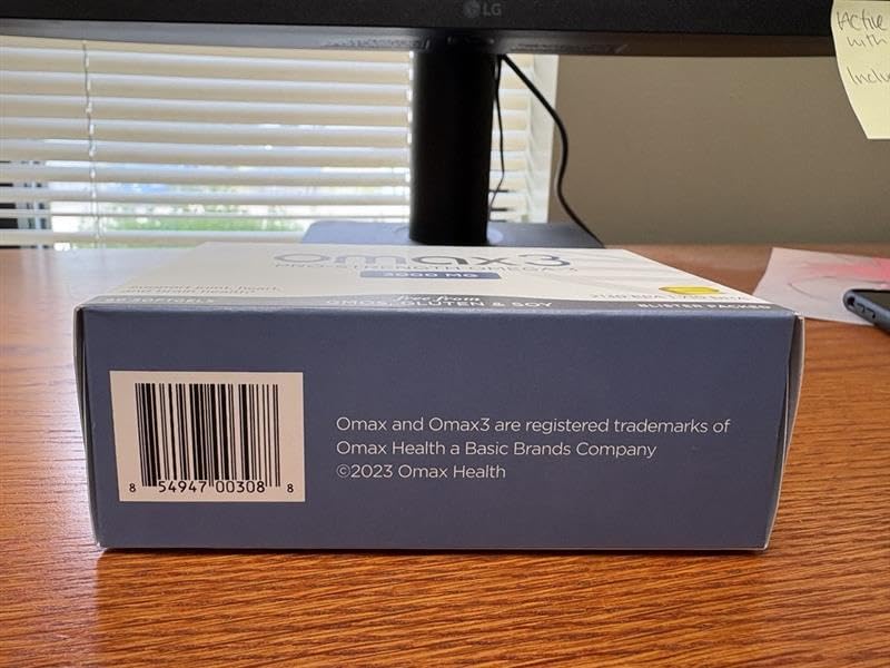 Omax3 Omega-3 ingredients and supplement facts