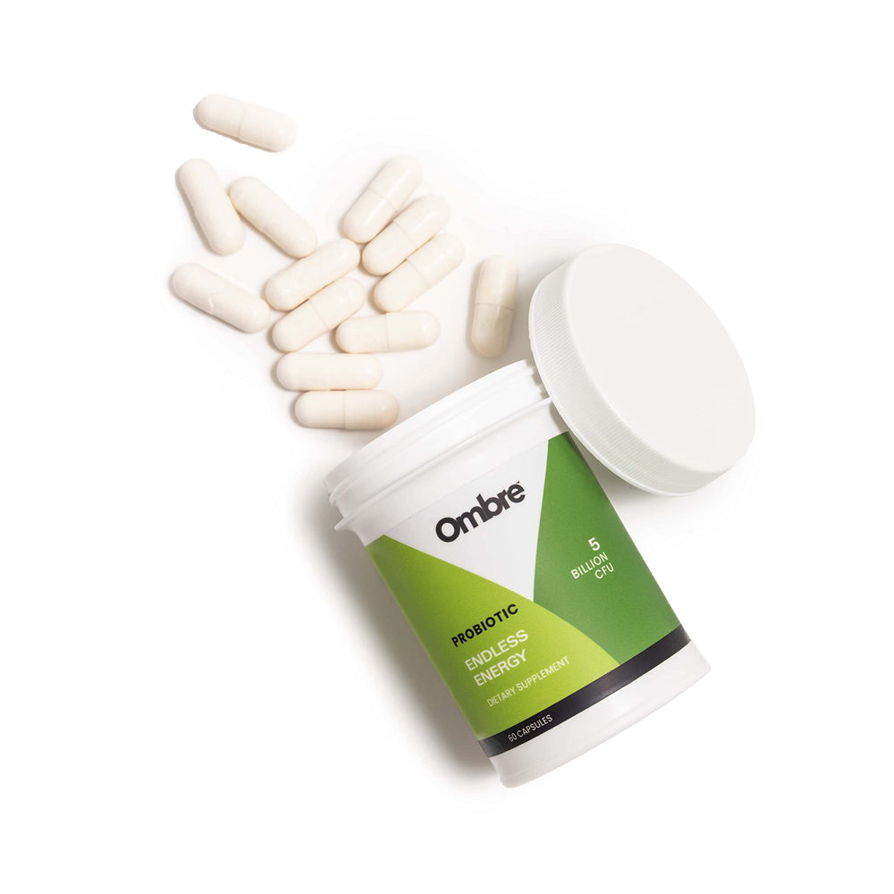 Capsules with a glass of water for daily use