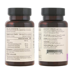 Omega-110 product image highlighting focus, memory, mood, and vision support