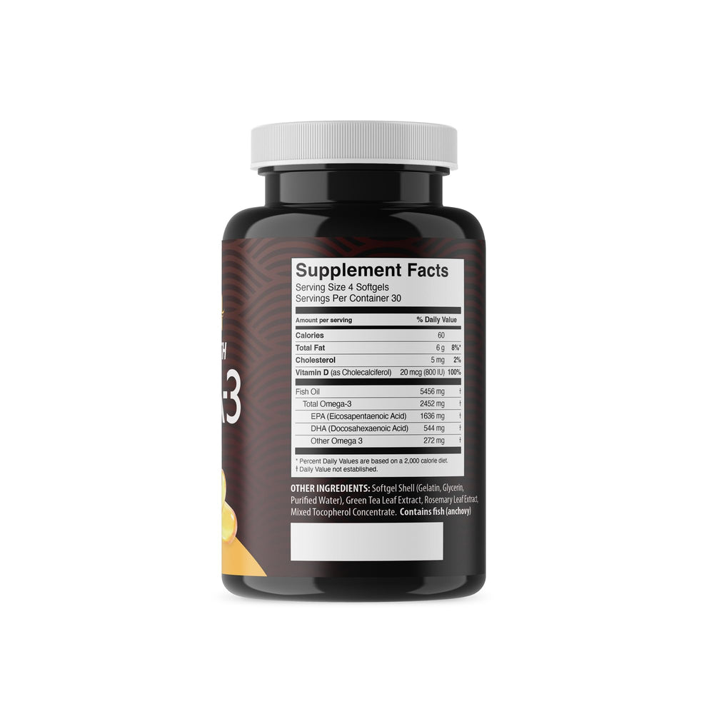 120-softgels bottle beside a minimalist lifestyle setup