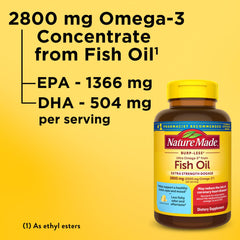 Two softgels provide 2000 mg Omega-3 with EPA 1366 mg and DHA 504 mg