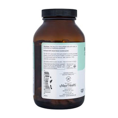 Kosher-certified omega-3 fish oil, gluten-free, no artificial flavors or preservatives