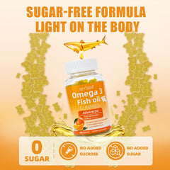 Omega-3 Gummies promoting brain health