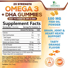 Gummies enriched with DHA and EPA for brain health