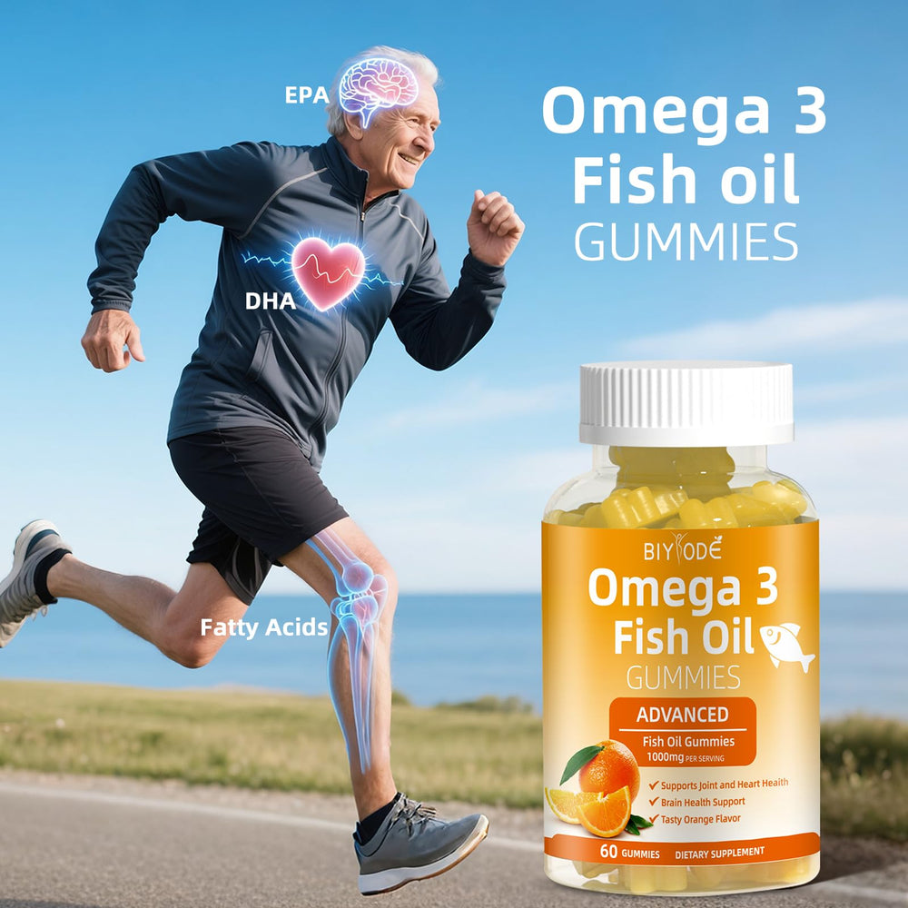 Heart health benefits infographic with Omega-3